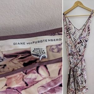 Purple Diane von Furstenburg dress